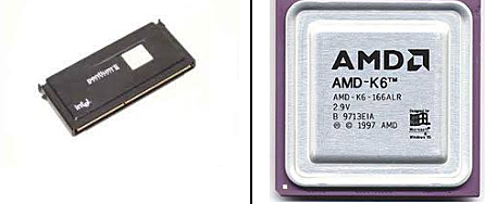 INTEL Pentium II y AMD K6