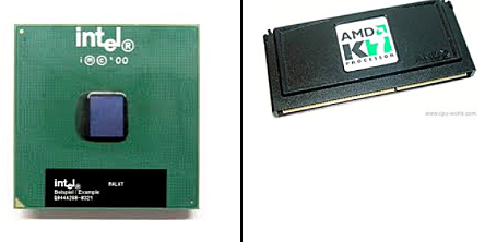 INTEL Pentium III y AMD Athlon K7