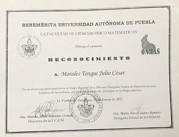 Participe en el examen Cotorra de Matemáticas