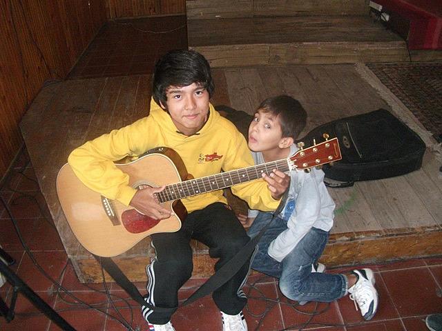 Aprendí a tocar la guitarra