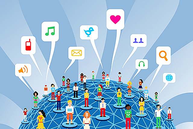 Aparición de redes sociales