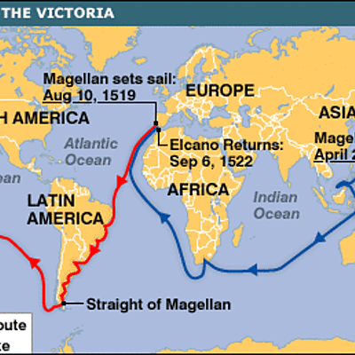 Timeline: THE JOURNEY OF FERDINAND MAGELLAN