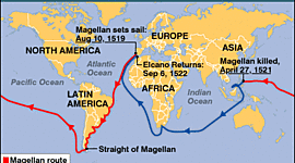 Timeline: THE JOURNEY OF FERDINAND MAGELLAN
