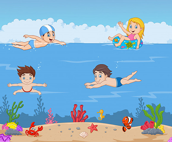 Empecé a entrenar natación