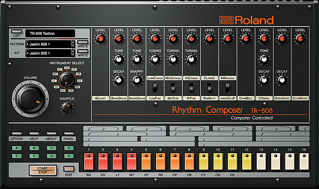 Roland release the TR-808 Drum Machine