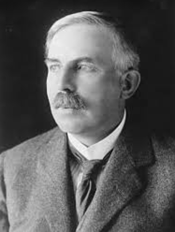 Ernest Rutherford. Neozelandés, Modelo atómico de Rutherford (1911)