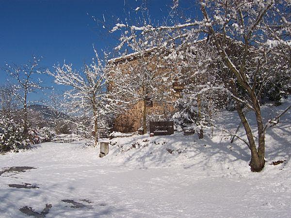 It snows in Barcelona
