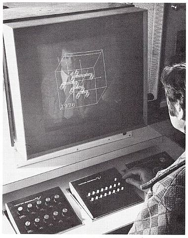 Computer Graphics begin to be used for art