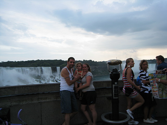 Voyage en famille aux chutes du Niagara.