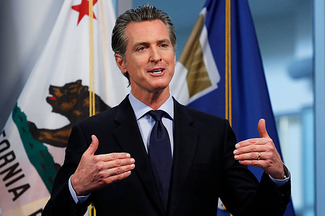 Governor Newsom of California signed mandatory stay-at-home order