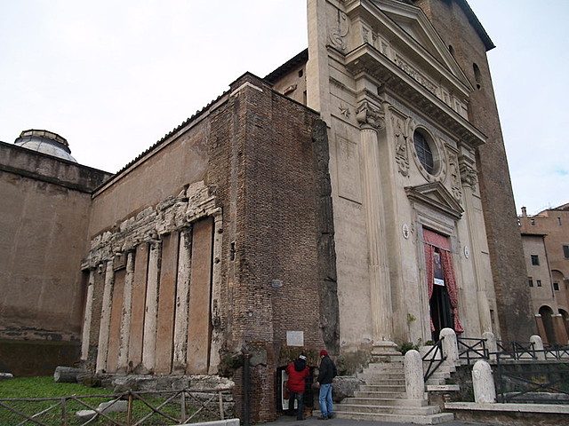 Los tres templos del Foro Holitorium.