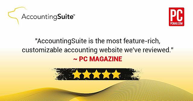 AccountingSuite™ receives a glowing review from PC Magazine!
