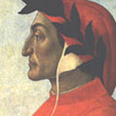 Dante writes the divine comedy