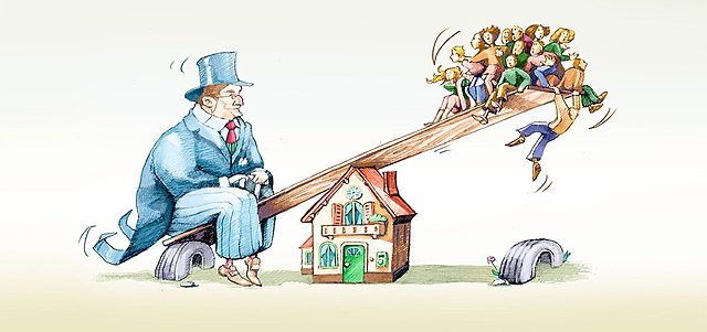 Aumento de desigualdad social.