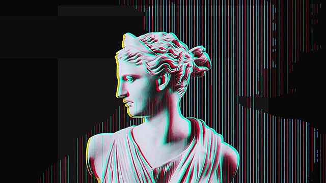 the first use of the term digtial art