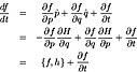 Lie demostró que las transformaciones infinitesimales derivadas de un grupo continuo no son cerradas bajo composición. Pero si son cerradas bajo una nueva operación conocida como el paréntesis escrita (x,y).