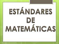 Se crearon los estándares de matemáticas