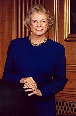 Sandra Day O'Connor is sworn in as the first woman Supreme Court Justice