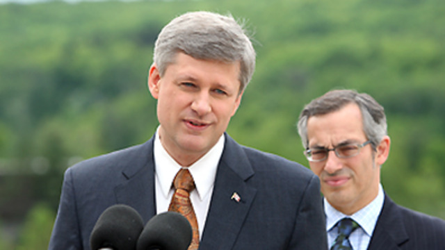 Prime Minister Stephen Harper announces Canada will host G8 Summit in Huntsville
