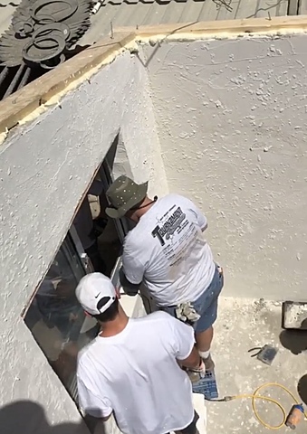 First ICF  house  build