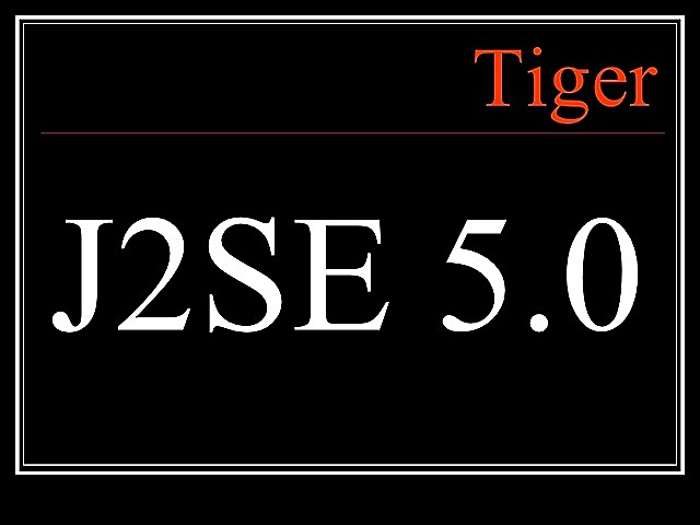 J2SE 5.0.