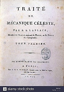 Se publicó “Traite de Mecanique Celeste” de cinco volúmenes.