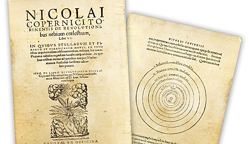 Nicholas Copernico publicó un libro sobre las revoluciones de las esferas celestes.