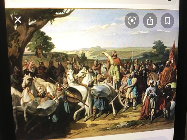 Penetración musulmana en la península.