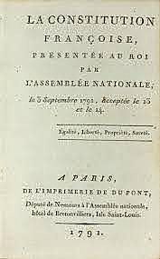 First French constitution