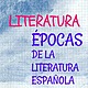 Épocas literatura española