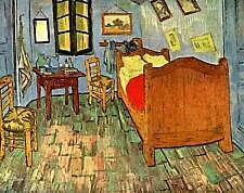 He painted The bedroom in Arles