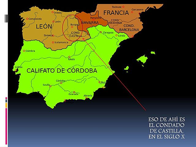 Aparición de Castilla como condado independiente