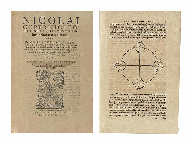 Pubblicazione "De revolutionibus orbium coelestium"-Niccolò Copernico