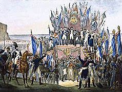 Napoleón interviene en España con la Grande Armée.