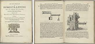 Pubblicazione "Discorsi e dimostrazioni matematiche intorno a due nuove scienze"-Galileo Galilei