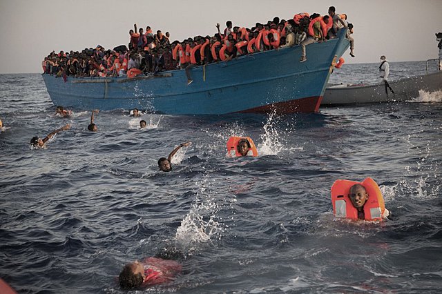 Rescued 68 immigrants