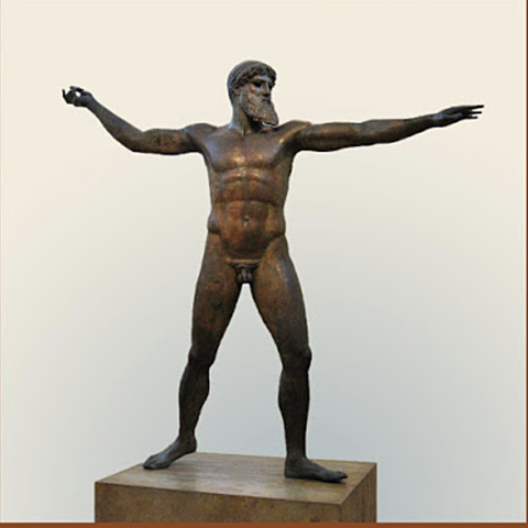 Poseidón de Cabo Sunión. (Museo Nacional, Atenas)
