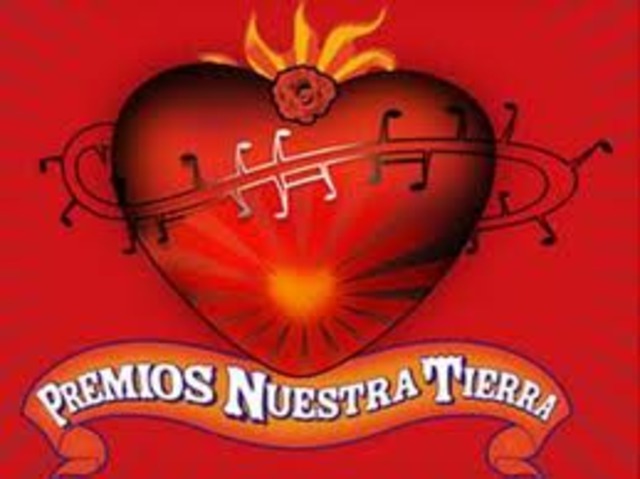 NOMINATED TO THE "PREMIOS NUESTRA TIERRA"