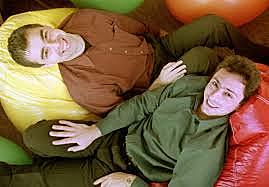 Larry Page y Sergey Brin.