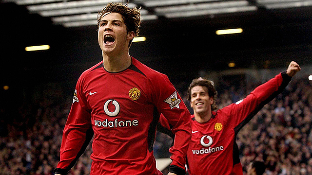 2003: HE WAS MOVED TO MANCHESTER UNITED