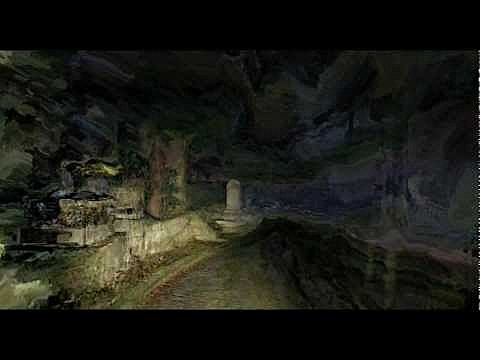 Datamoshed transition