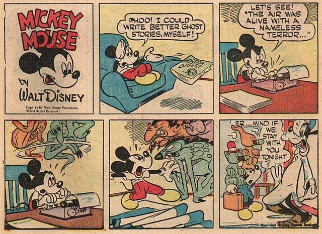 Tiras cómicas diarias de Michey Mouse por Floyd Gottfredson. (Segundo padre del Ratón).