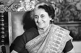 Indira Gandhi rules as a dictator.