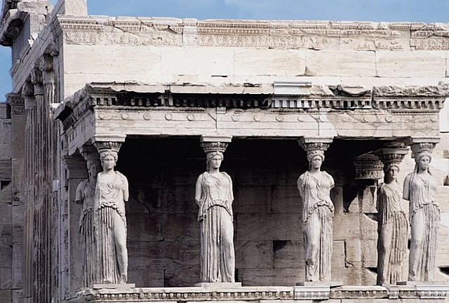 Las Korai del Pórtico de las Cariátides del Erecteion