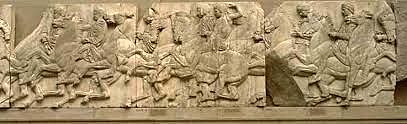 Cabalgata del friso norte del Partenón