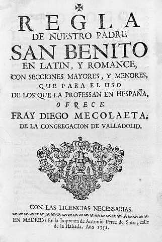 Regla de San Benito.