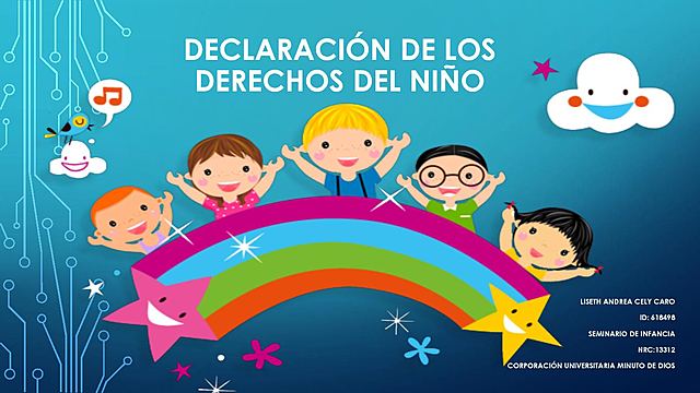 Declaración de los derechos del niño