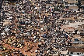 Intenso proceso de urbanizacion en Europa.