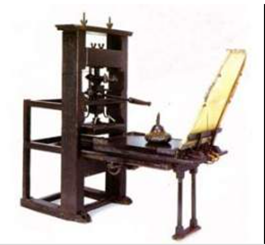 Creación de la imprenta