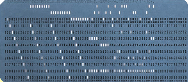 Les rubans perforés